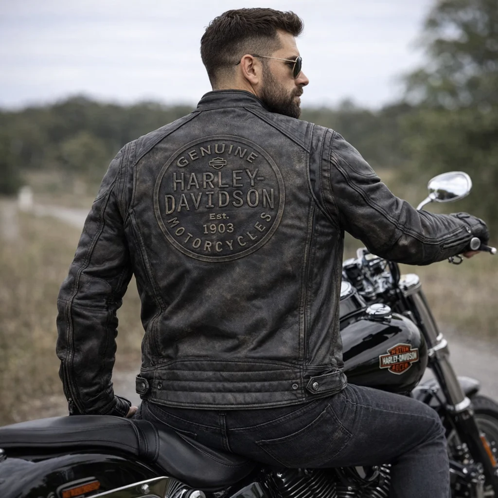 Harley-Davidson Dauntless Convertible 2-in-1 Ironwood Leather Jacket