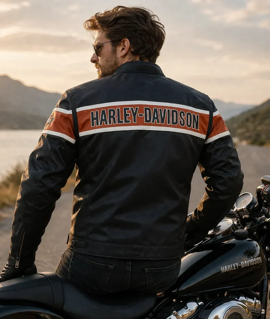 Harley-Davidson Men’s Generations Nylon Twill Riding Jacket