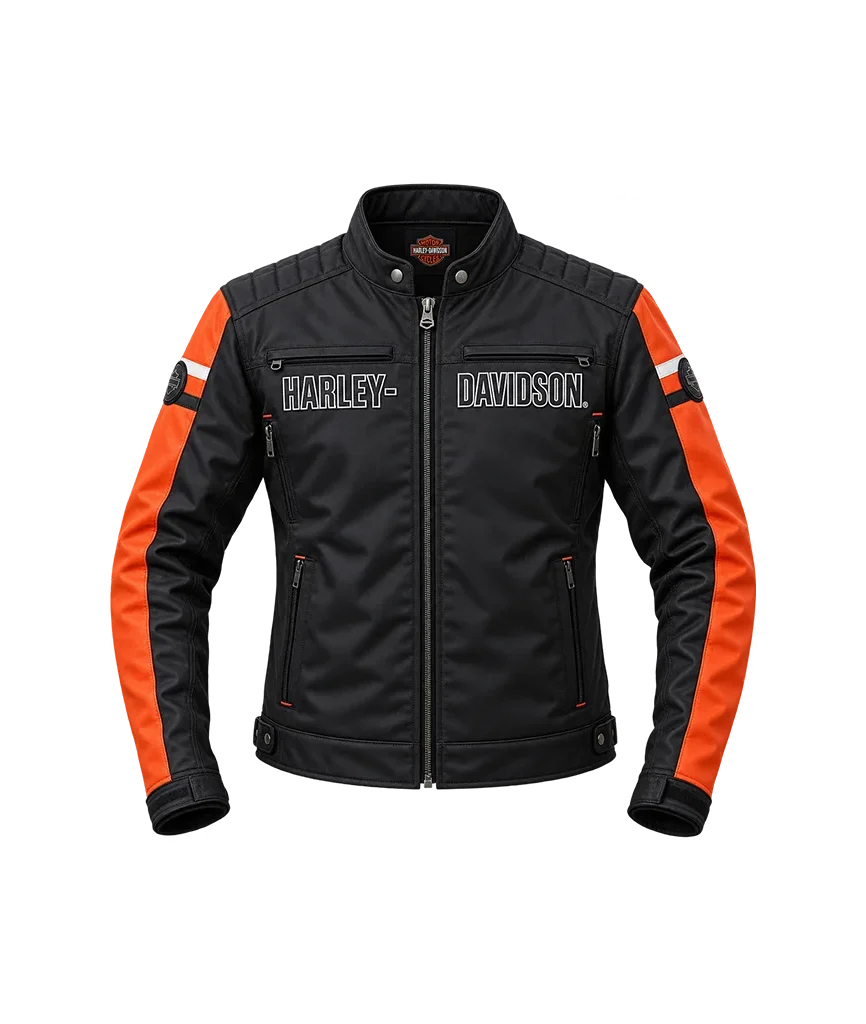 Harley-Davidson Men’s Hazard Textile Waterproof Riding Jacket