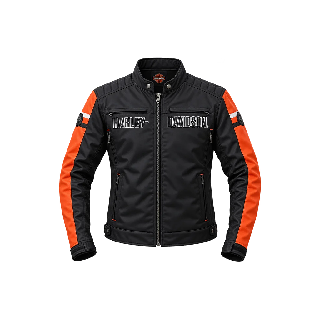 Harley-Davidson Men’s Hazard Textile Waterproof Riding Jacket