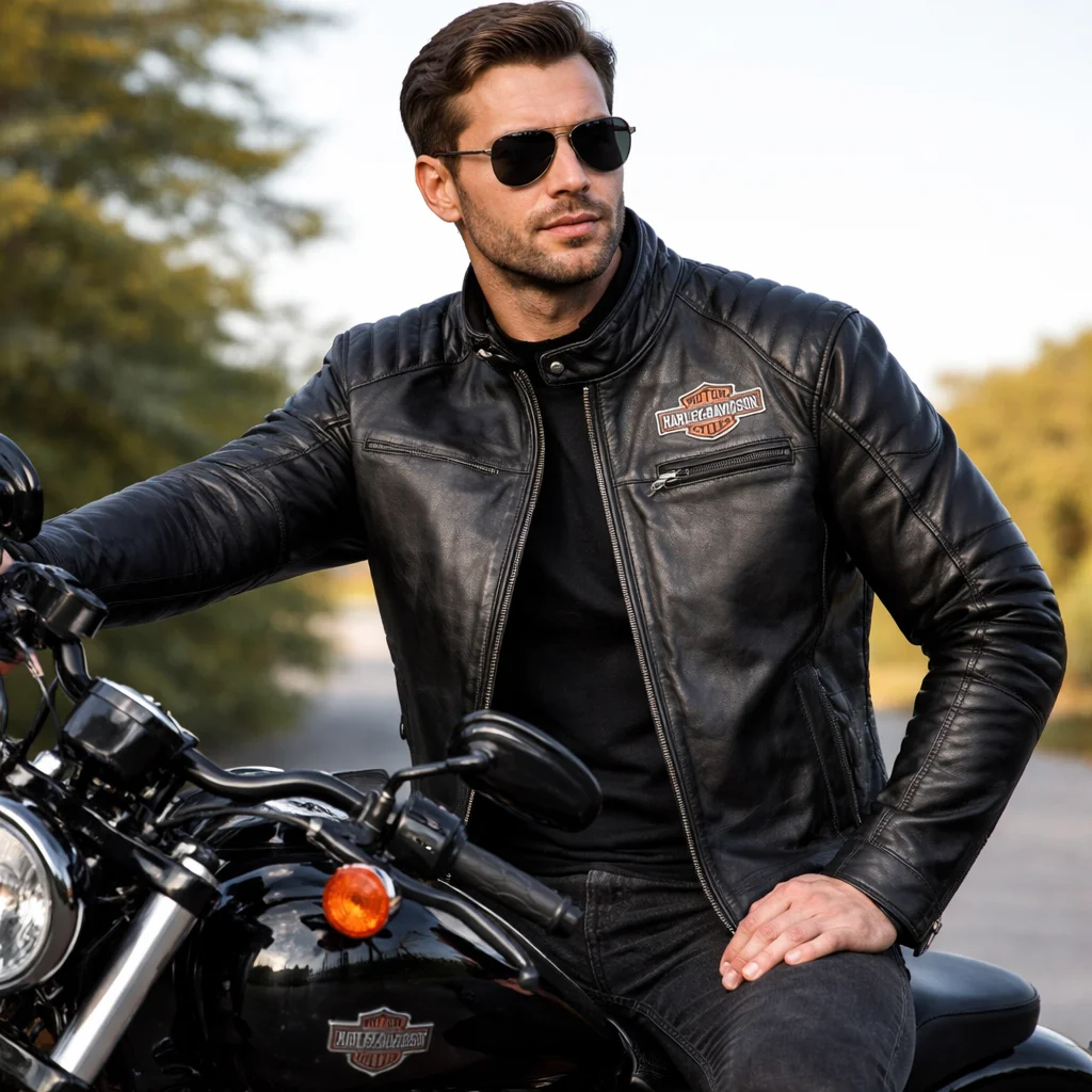 Harley-Davidson Men’s Legends Black Leather Jacket