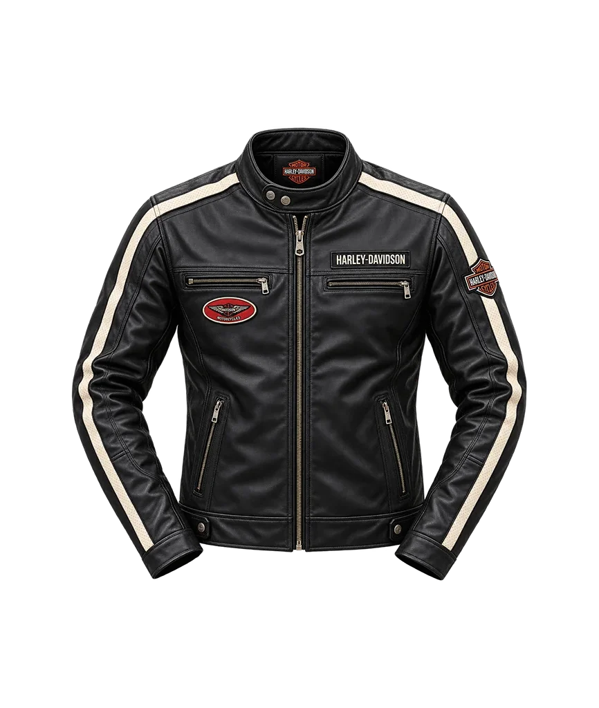 Harley-Davidson Men’s Command Classic Black Leather Jacket