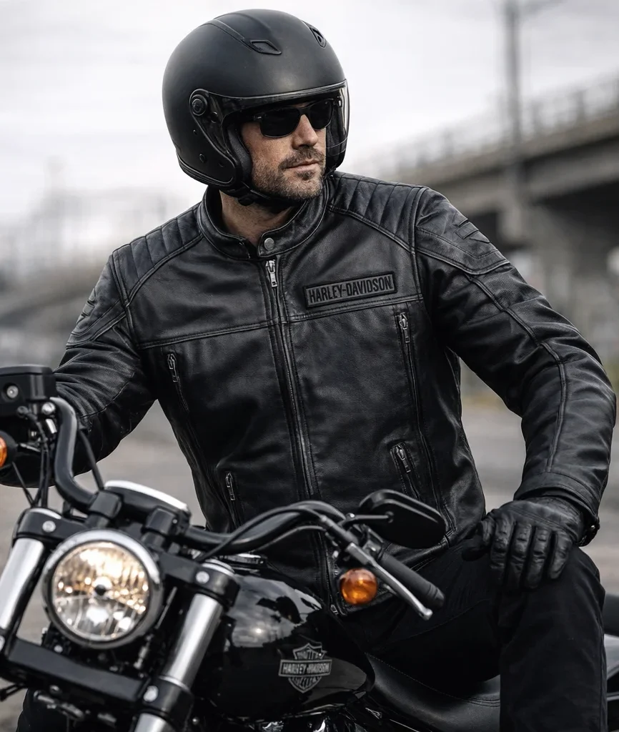 Harley-Davidson Men’s Midway Distressed Leather Jacket