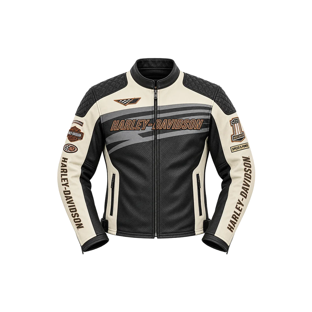 Harley-Davidson SPROCKET Racing Perforated Leather Jacket