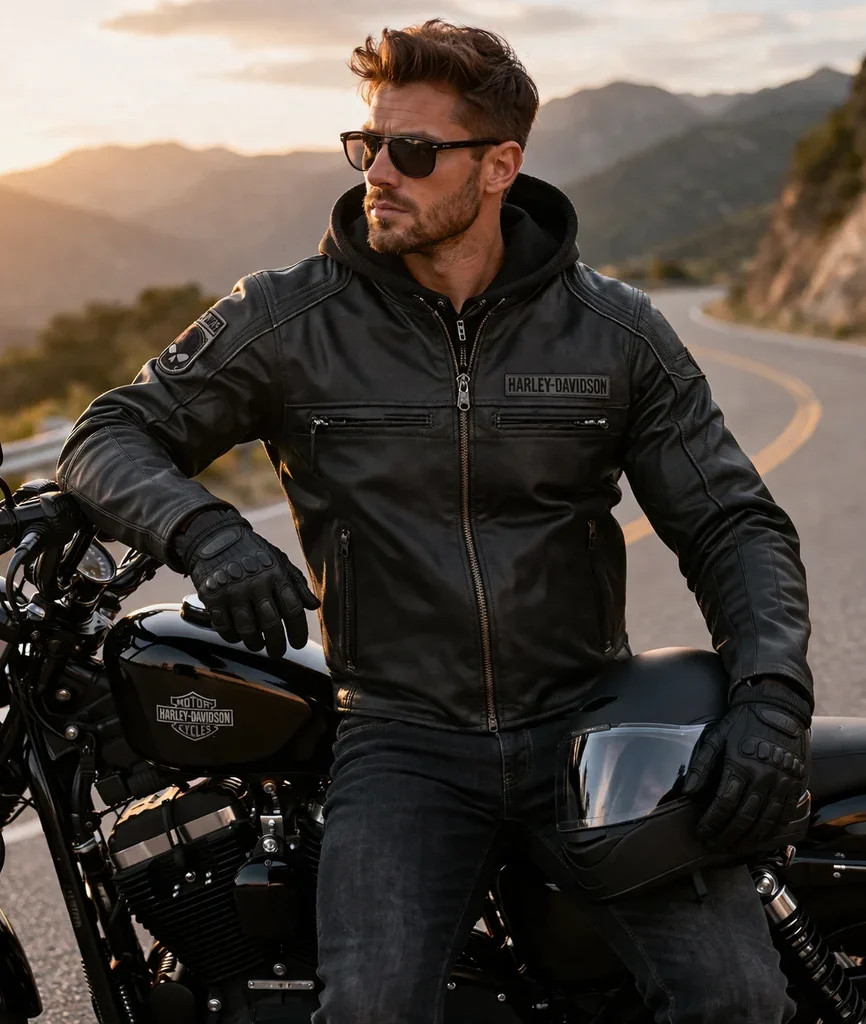 Harley-Davidson Men’s Swingarm 3-in-1 Leather Jacket
