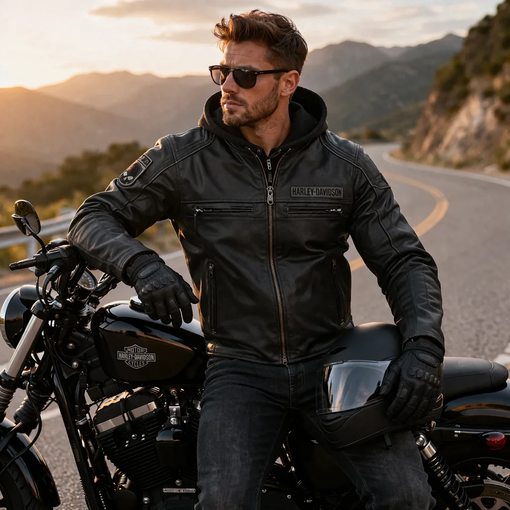 Harley-Davidson Men’s Swingarm 3-in-1 Leather Jacket