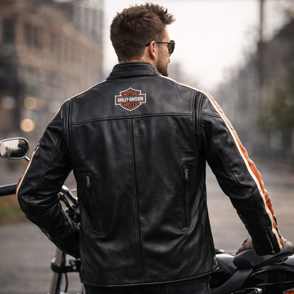 Harley-Davidson Men’s Victory Lane Torque Leather Jacket For Biker