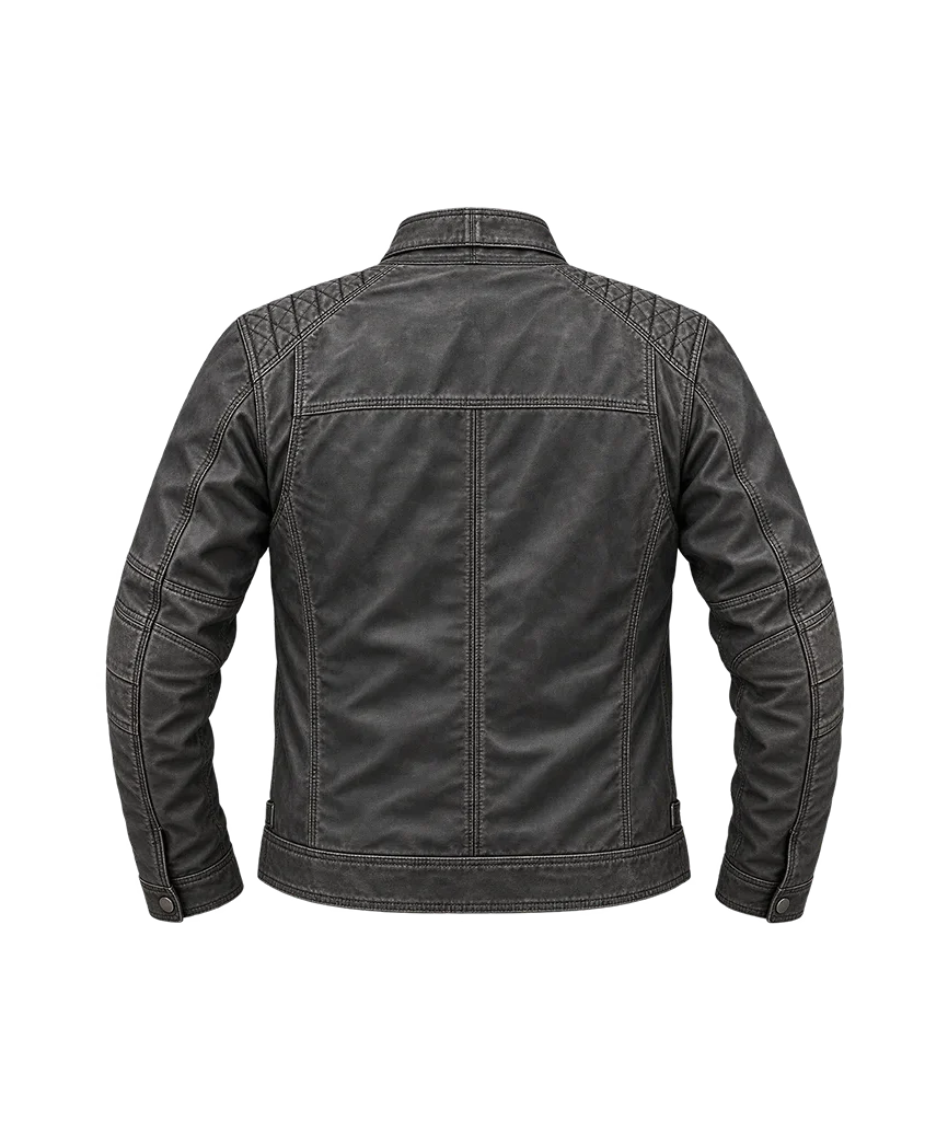 Harley-Davidson Washed Lambskin Leather Jacket