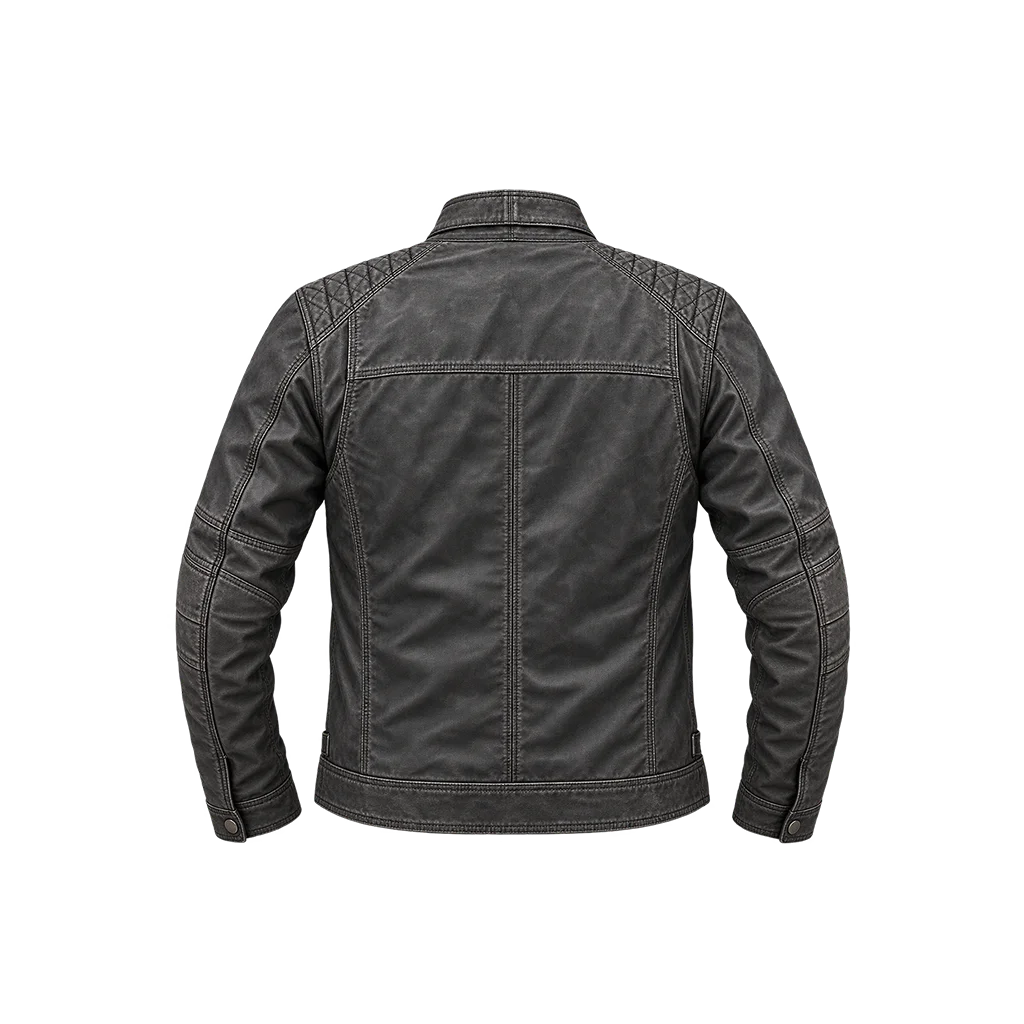 Harley-Davidson Washed Lambskin Leather Jacket