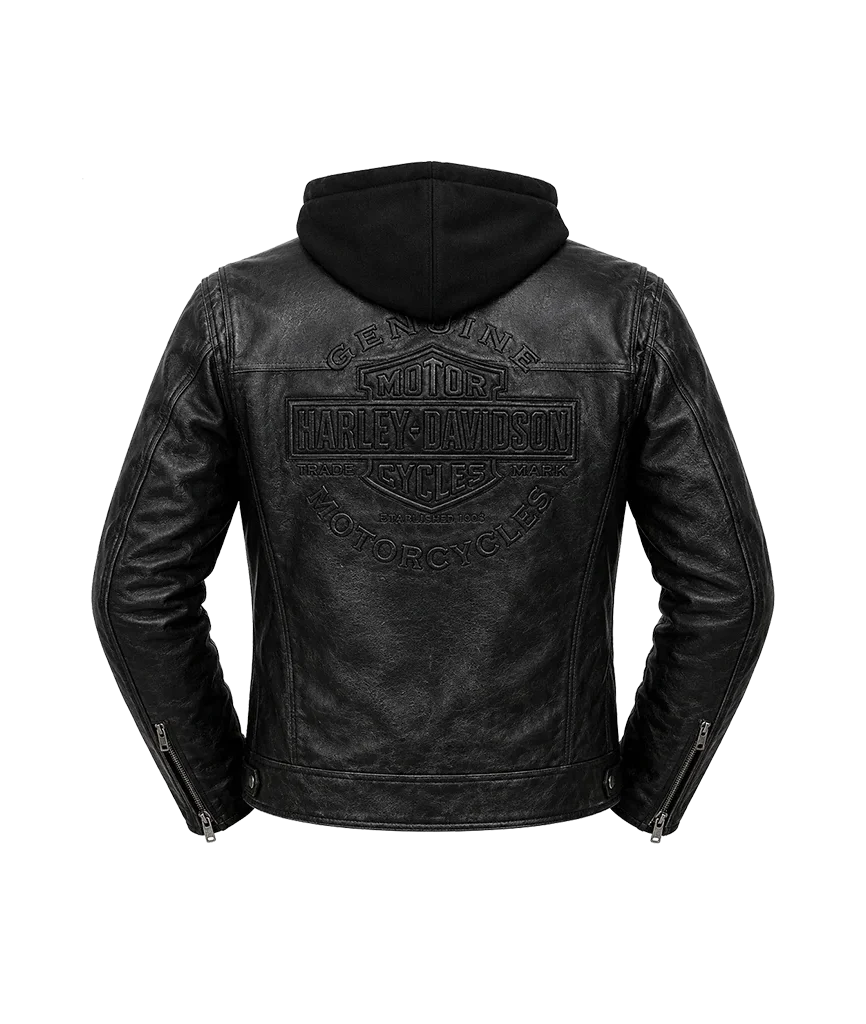 Harley Davidson Road Warrior 3 in 1 Leather Jacket