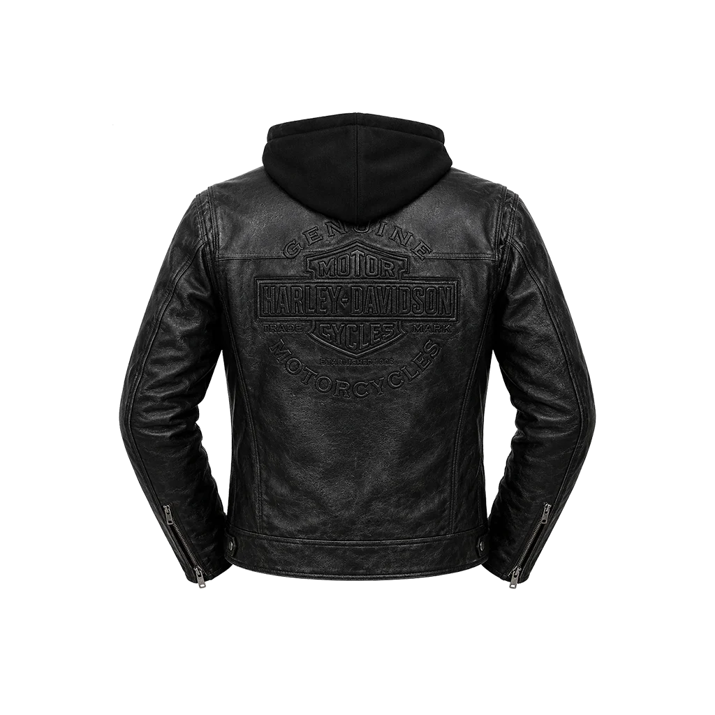 Harley Davidson Road Warrior 3 in 1 Leather Jacket