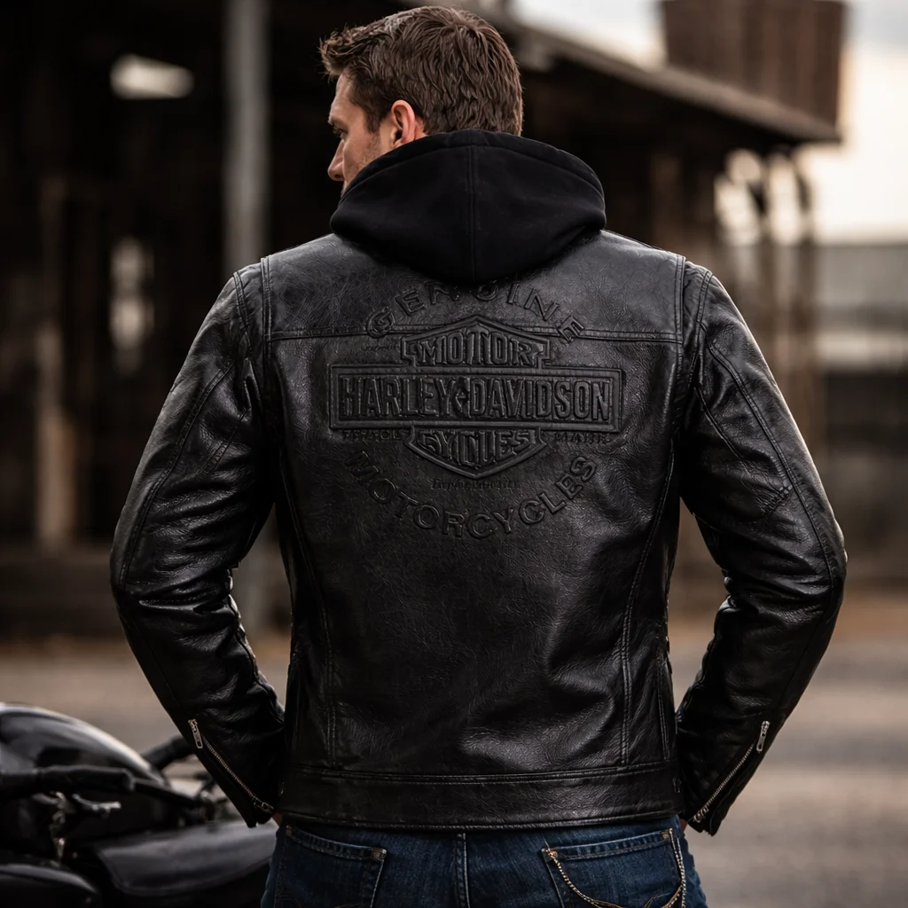 Harley Davidson Road Warrior 3 in 1 Leather Jacket