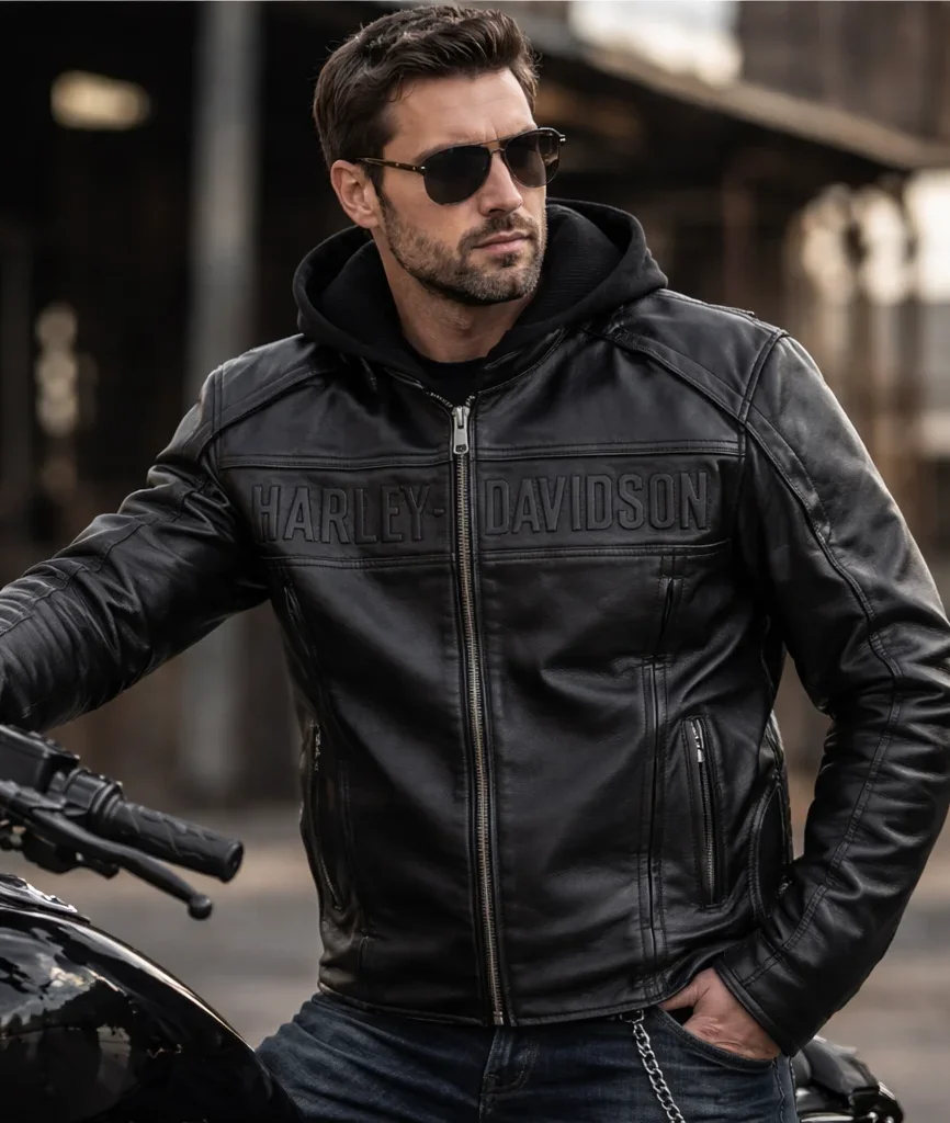 Harley Davidson Road Warrior 3 in 1 Leather Jacket