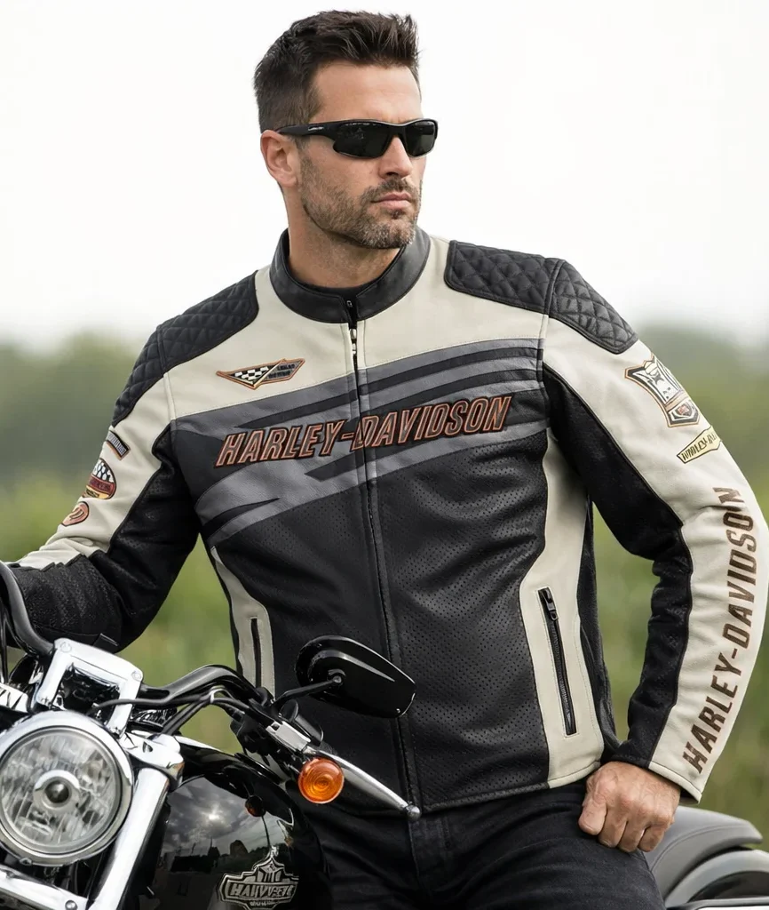Harley-Davidson SPROCKET Racing Perforated Leather Jacket