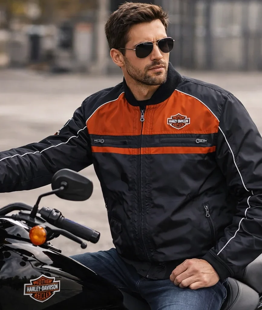 Harley-Davidson Men’s Satin Bomber Jacket
