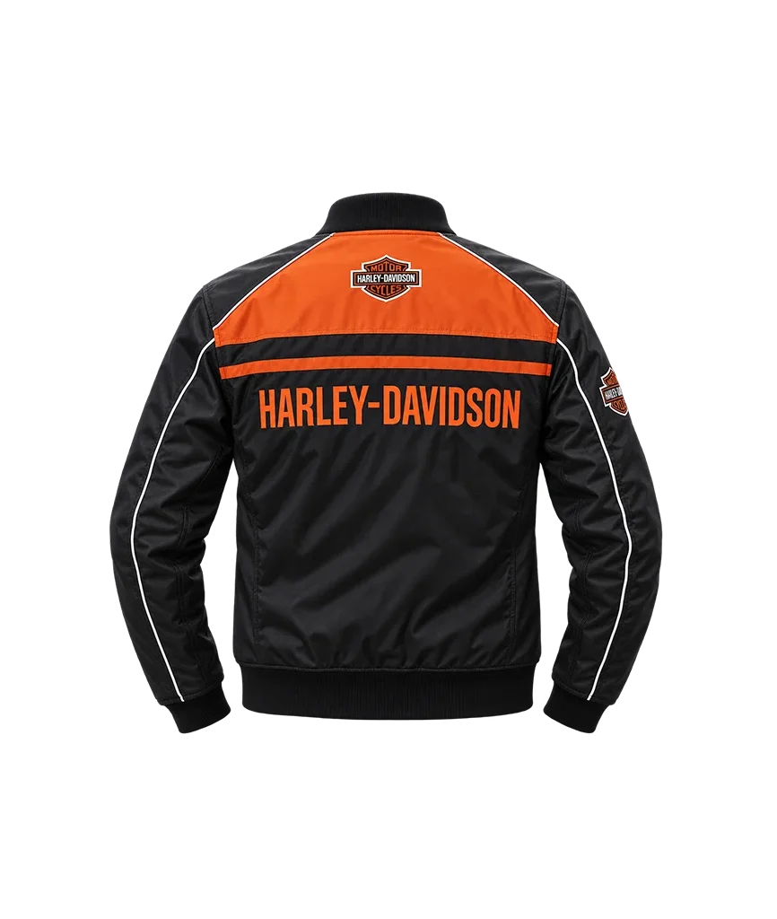 Harley-Davidson Men’s Satin Bomber Jacket