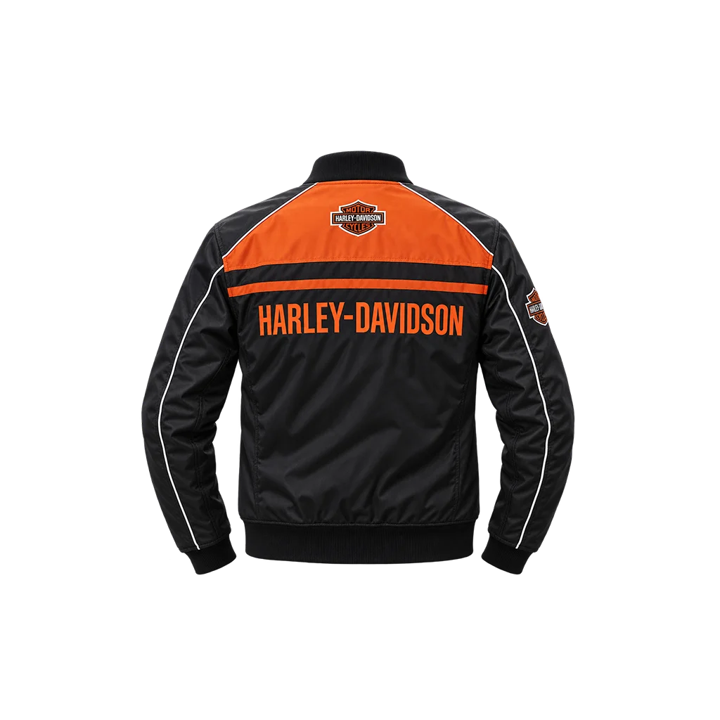Harley-Davidson Men’s Satin Bomber Jacket