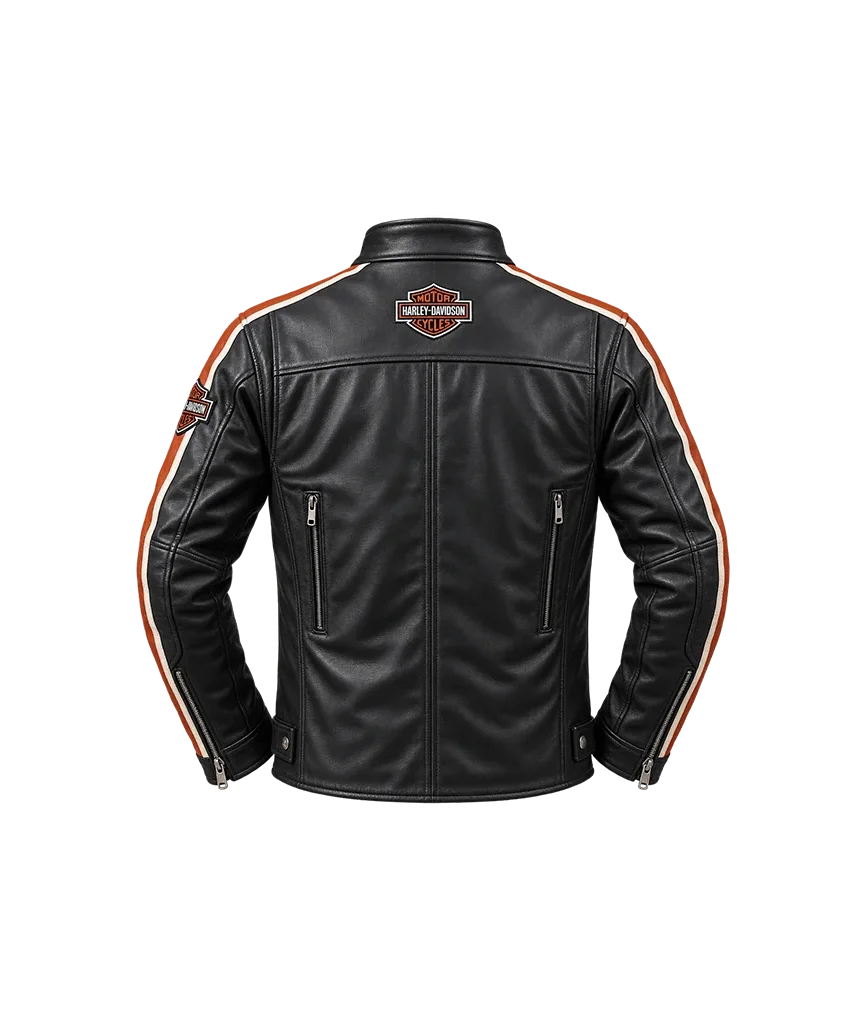 Harley-Davidson Men’s Victory Lane Torque Leather Jacket For Biker
