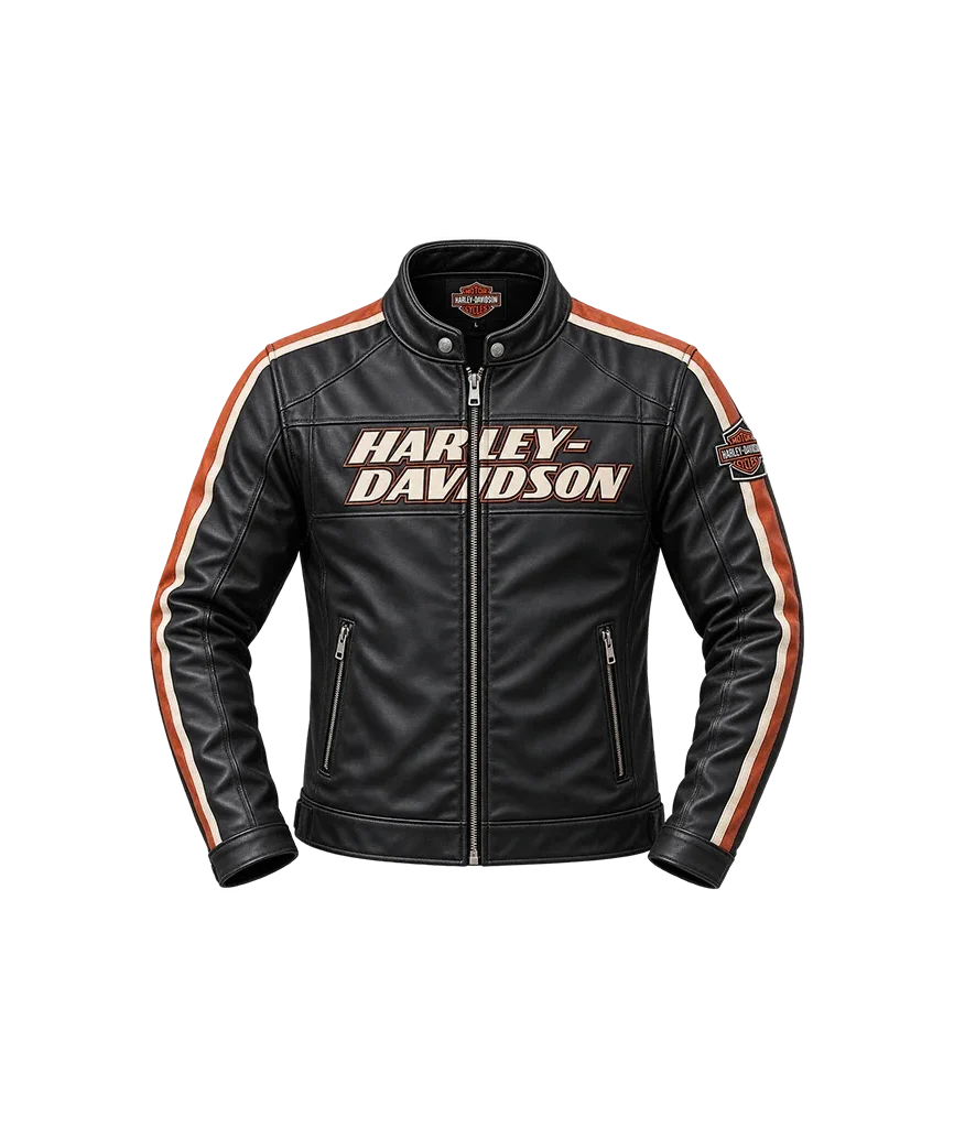 Harley-Davidson Men’s Victory Lane Torque Leather Jacket For Biker