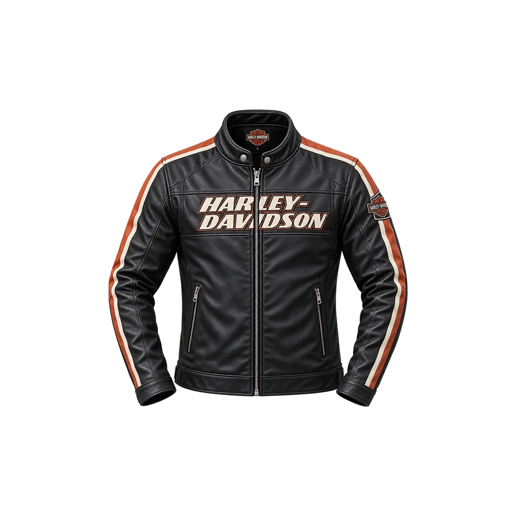 Harley-Davidson Men’s Victory Lane Torque Leather Jacket For Biker