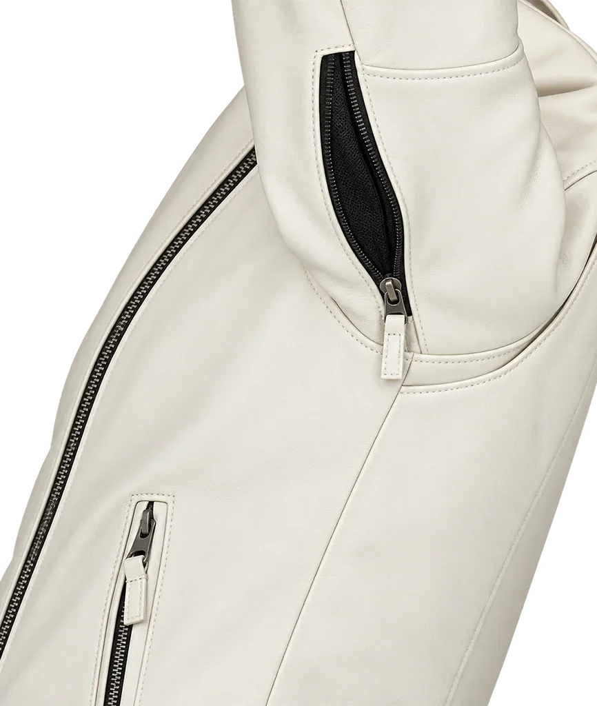 Harley-Davidson Vixen leather jacket Women White Spring Riding Perfect