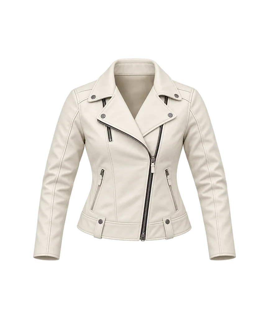 Harley-Davidson Vixen leather jacket Women White Spring Riding Perfect