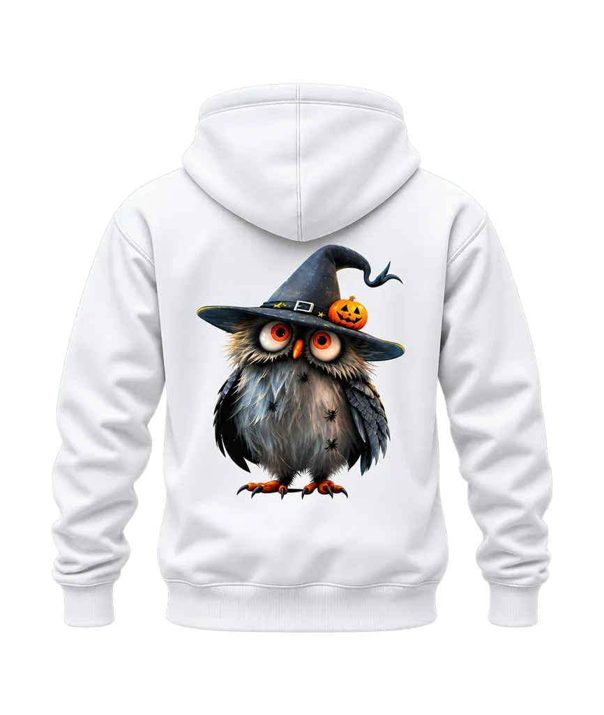 Harry Potter Hedwig Halloween Witch Owl Dual-Print Hoodie