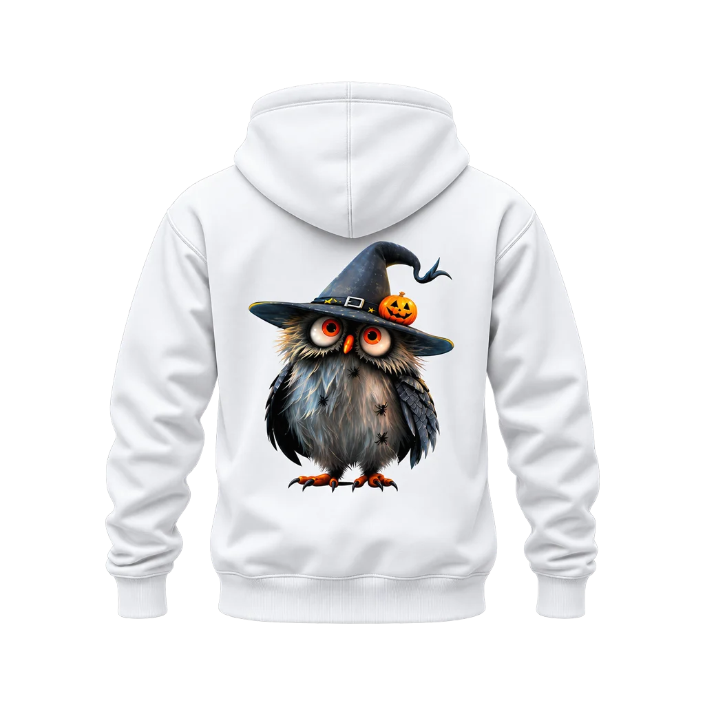 Harry Potter Hedwig Halloween Witch Owl Dual-Print Hoodie