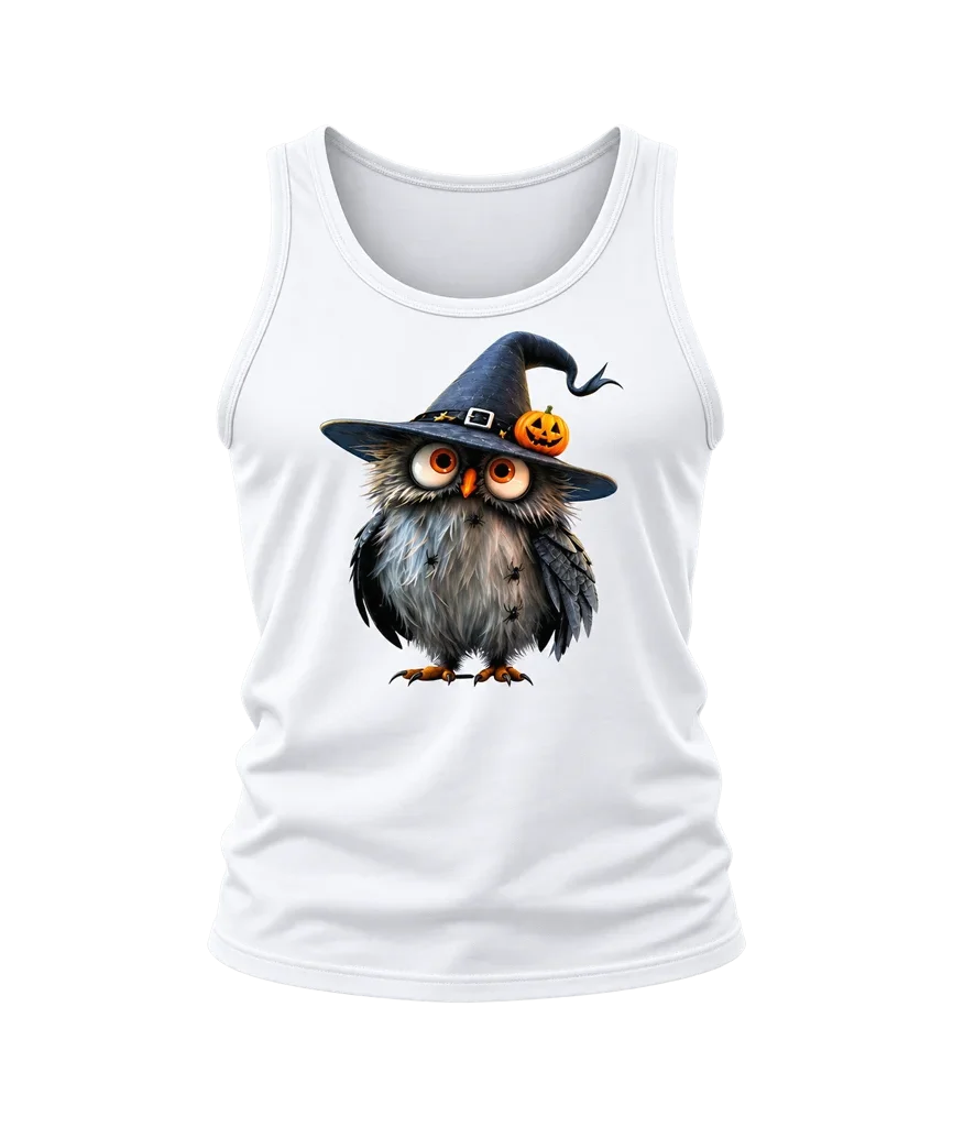 Harry Potter Hedwig Halloween Witch Owl Tank Top