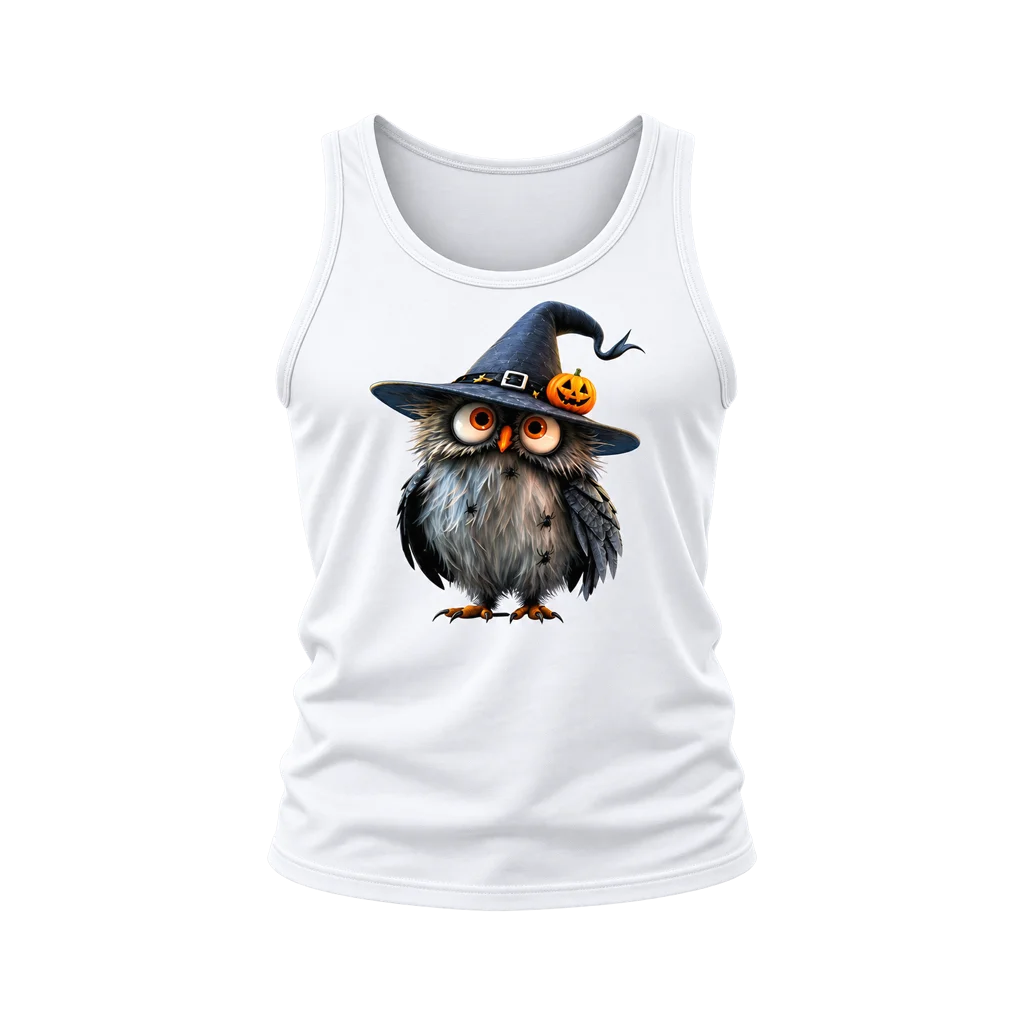 Harry Potter Hedwig Halloween Witch Owl Tank Top