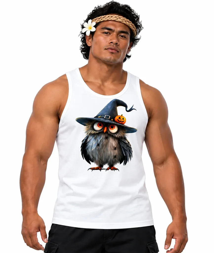 Harry Potter Hedwig Halloween Witch Owl Tank Top