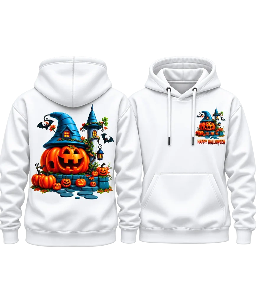 Hotel Transylvania Spooky Pumpkin Castle Dual-Print Hoodie