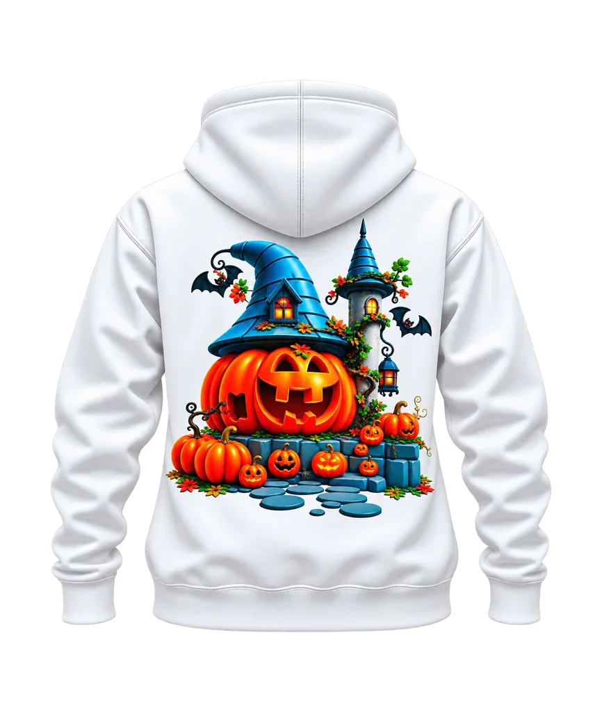 Hotel Transylvania Spooky Pumpkin Castle Dual-Print Hoodie