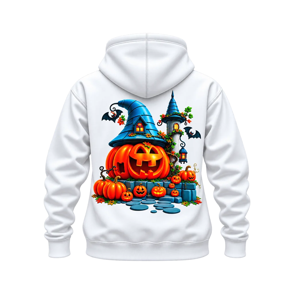 Hotel Transylvania Spooky Pumpkin Castle Dual-Print Hoodie
