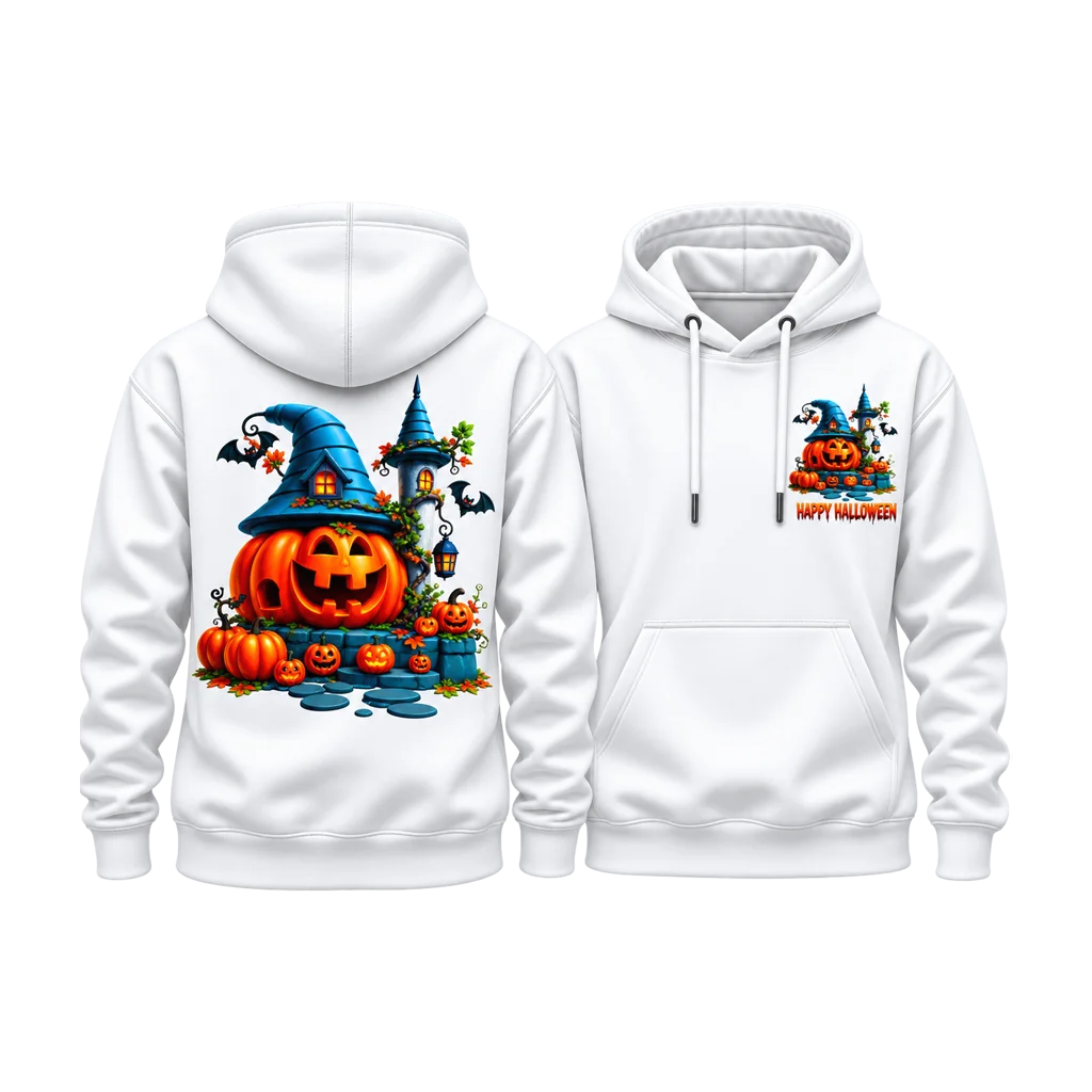 Hotel Transylvania Spooky Pumpkin Castle Dual-Print Hoodie