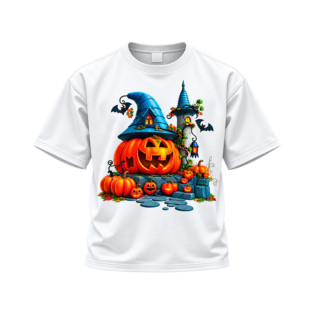 Hotel Transylvania Spooky Pumpkin Castle T-Shirt