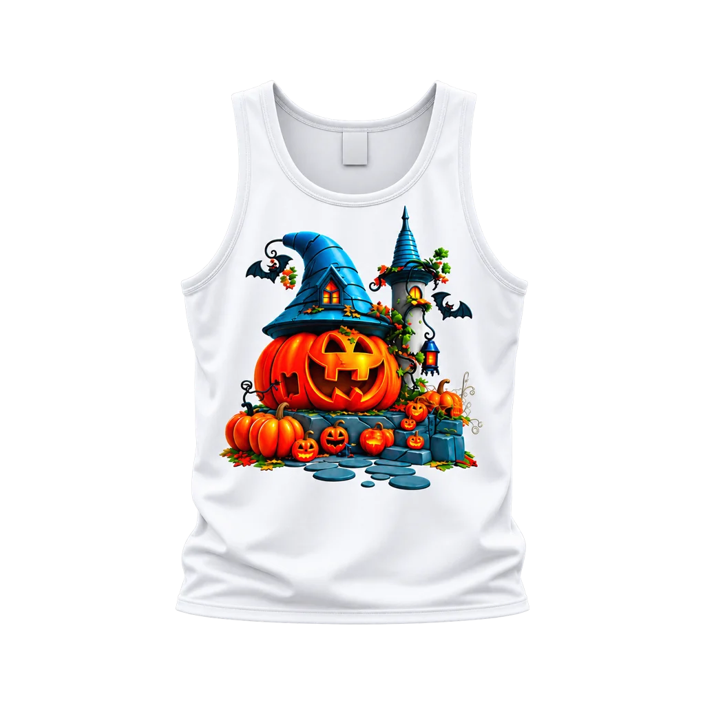 Hotel Transylvania Spooky Pumpkin Castle Tank Top
