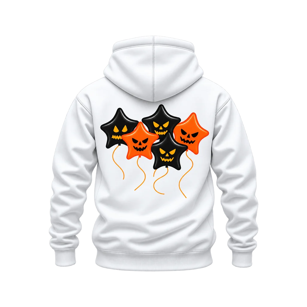IT Chapter Two Spooky Star Balloons Dual-Print Hoodie