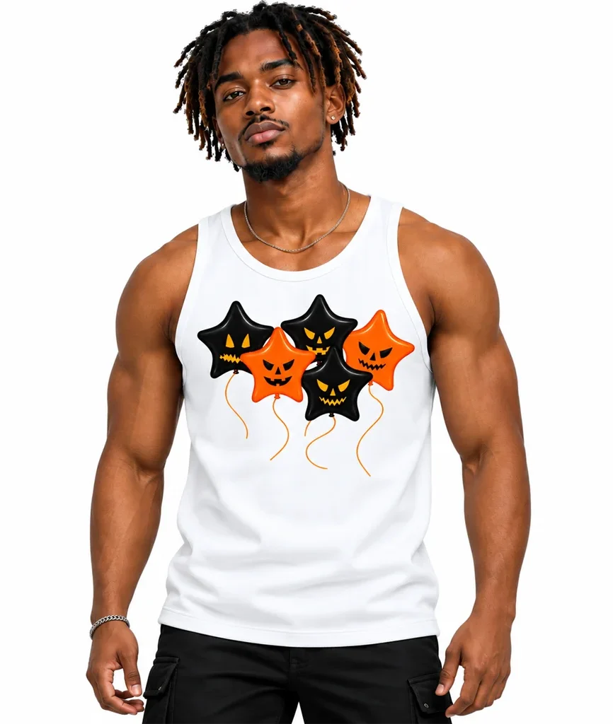 IT Chapter Two Spooky Star Balloons Tank Top