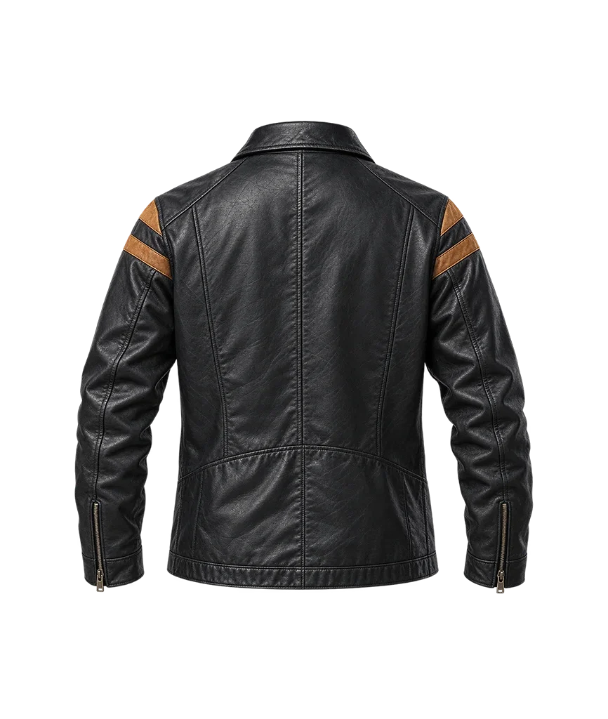 Jackson Disclosure Day Wyatt Russell Black Leather Jacket