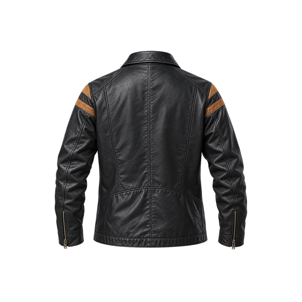 Jackson Disclosure Day Wyatt Russell Black Leather Jacket