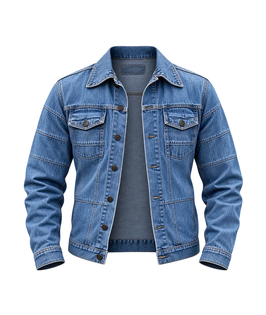 Jesus Revolution Joel Courtney Greg Laurie Blue Denim Jacket