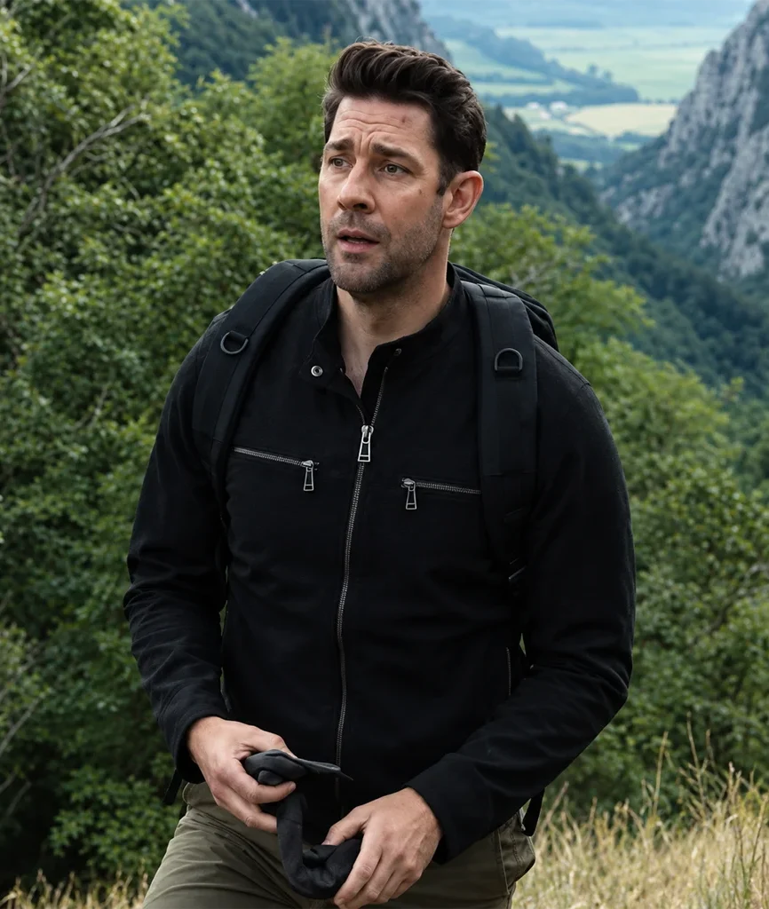 John Krasinski Jack Ryan Season 3 Black Tactical Jacket