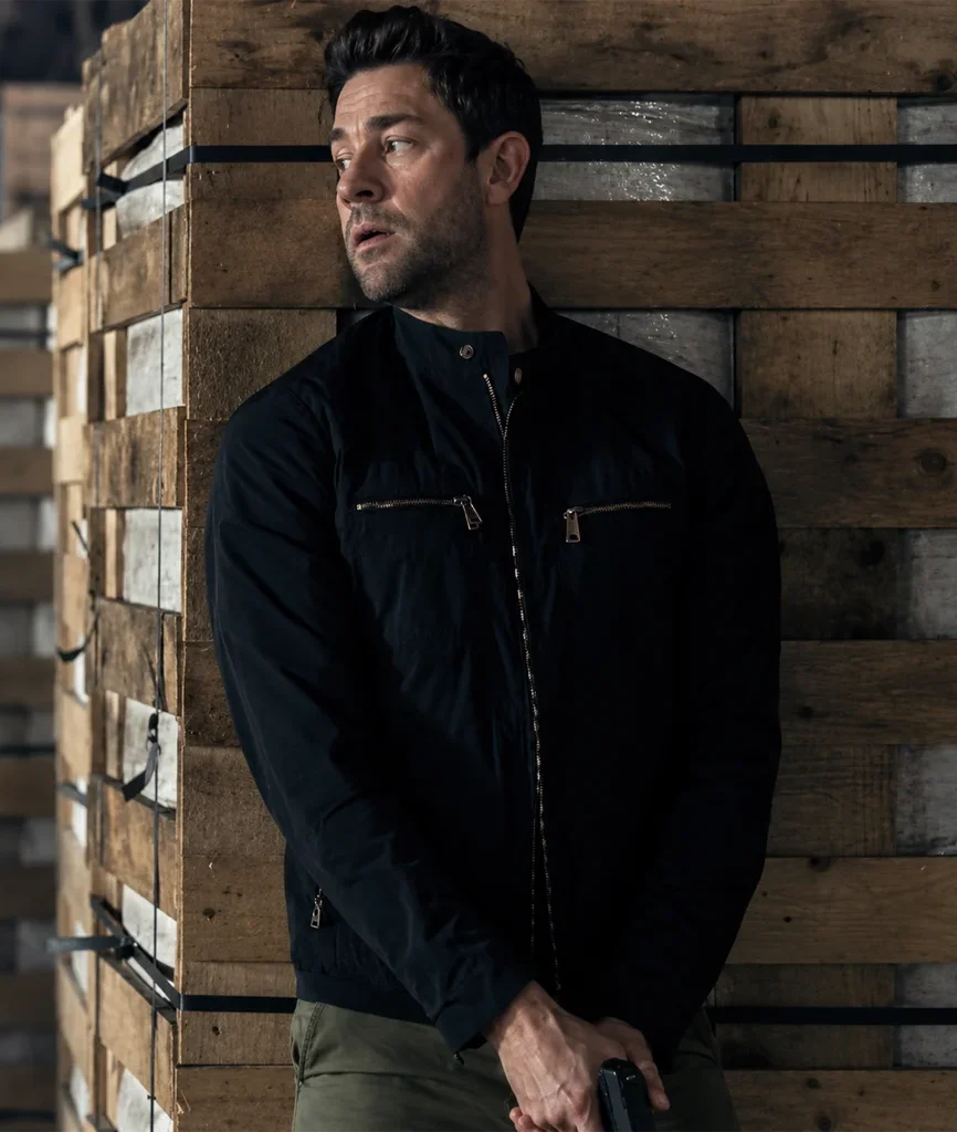 John Krasinski Jack Ryan Season 3 Black Tactical Jacket