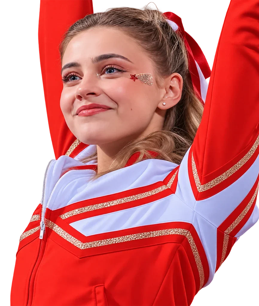 Josephine Langford 2019 Movie After Tessa Young Rockport Pirates Cheerleader Red White Jacket