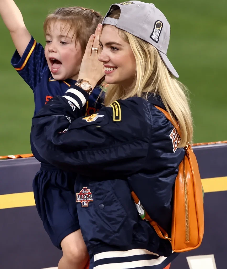 Kate Upton Houston Astros World Series Bomber Jacket