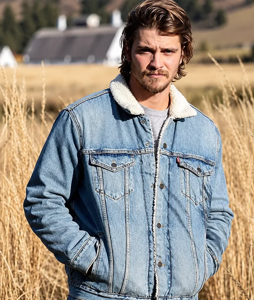 Kayce Dutton Yellowstone Luke Grimes Denim Jacket