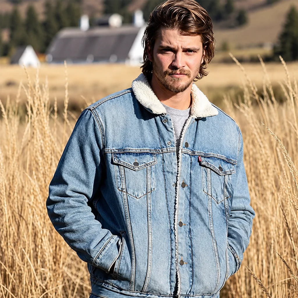 Kayce Dutton Yellowstone Luke Grimes Denim Jacket
