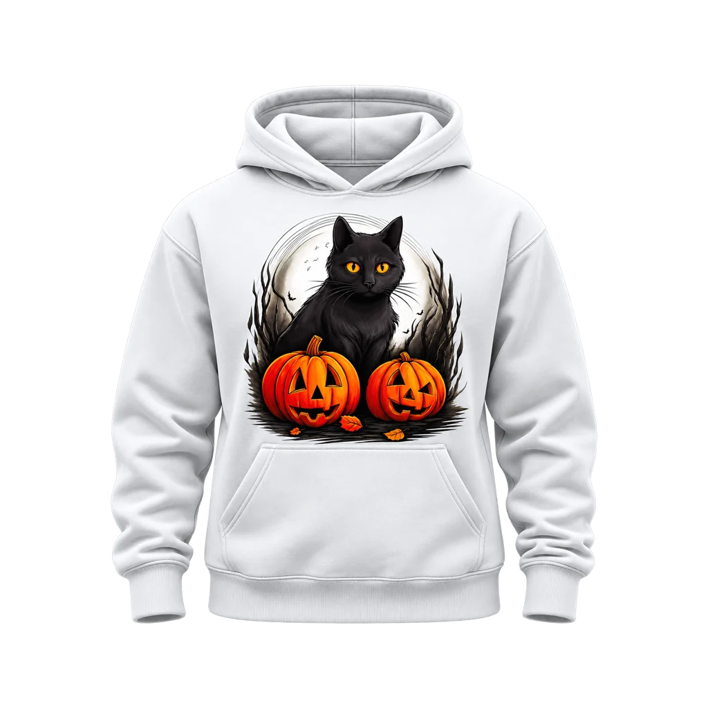 Kiki’s Delivery Service Cat and Pumpkins Hoodie