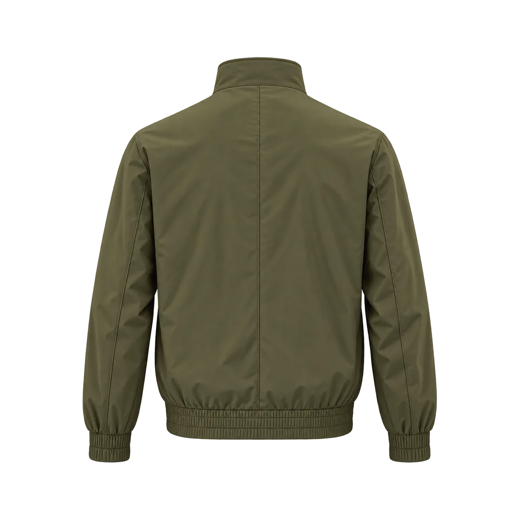 Men’s Lightweight Technical Khaki Bomber Jacket